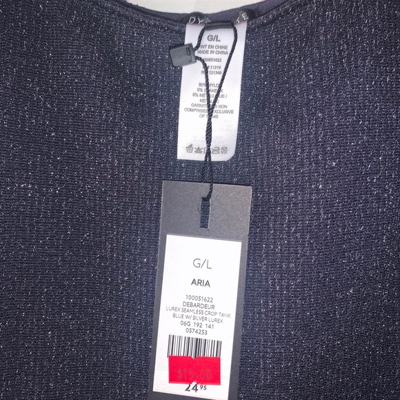 sparkly navy blue tank - Picture 2 of 2